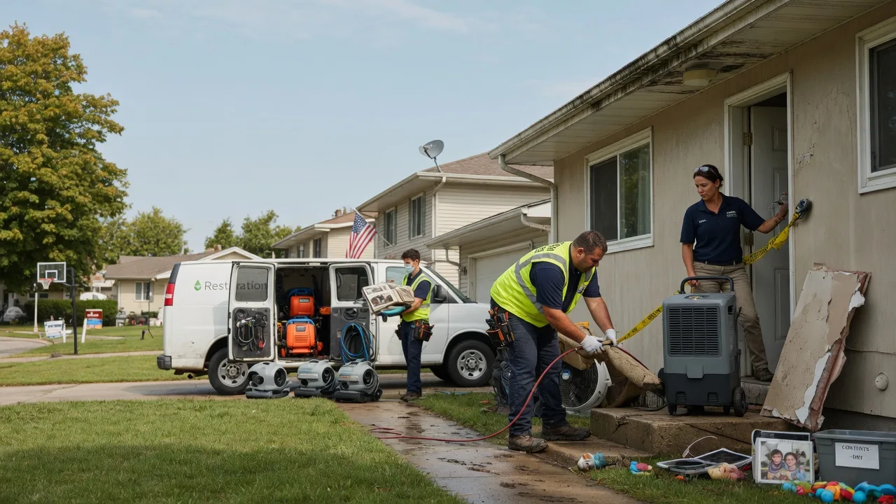 Water Damage Restoration in Mapleton, KS near me